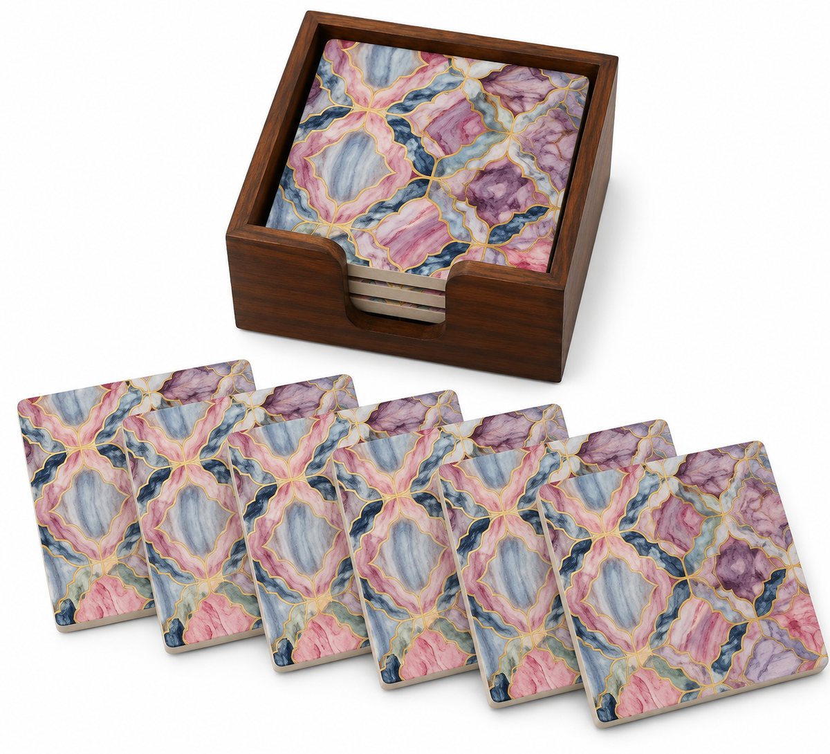 Color Charm Coaster - Set of 6