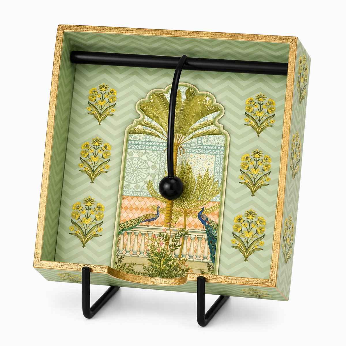 Peacock Pavilion Serviette Tray