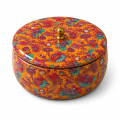 Amber Bloom Oval Serving Casserole with Lid
