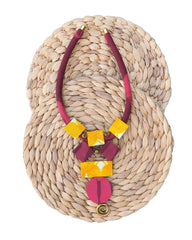 Vibrant Colourful Fabric Necklaces