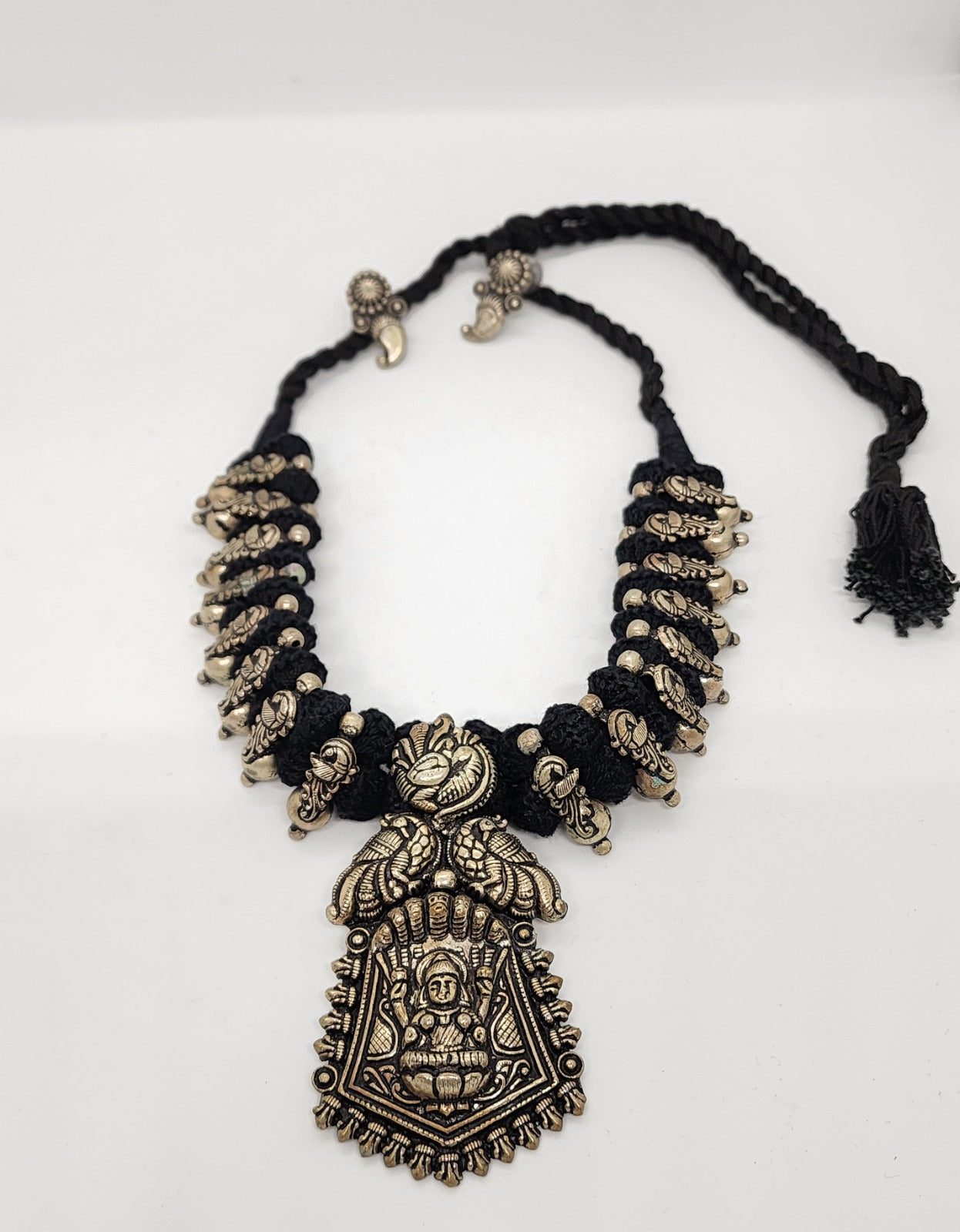 Ladies Oxidized Necklace Pentagon