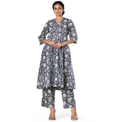 Chic Grey Kurti Set