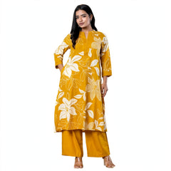 Vibrant Mustard Yellow Kurta Set