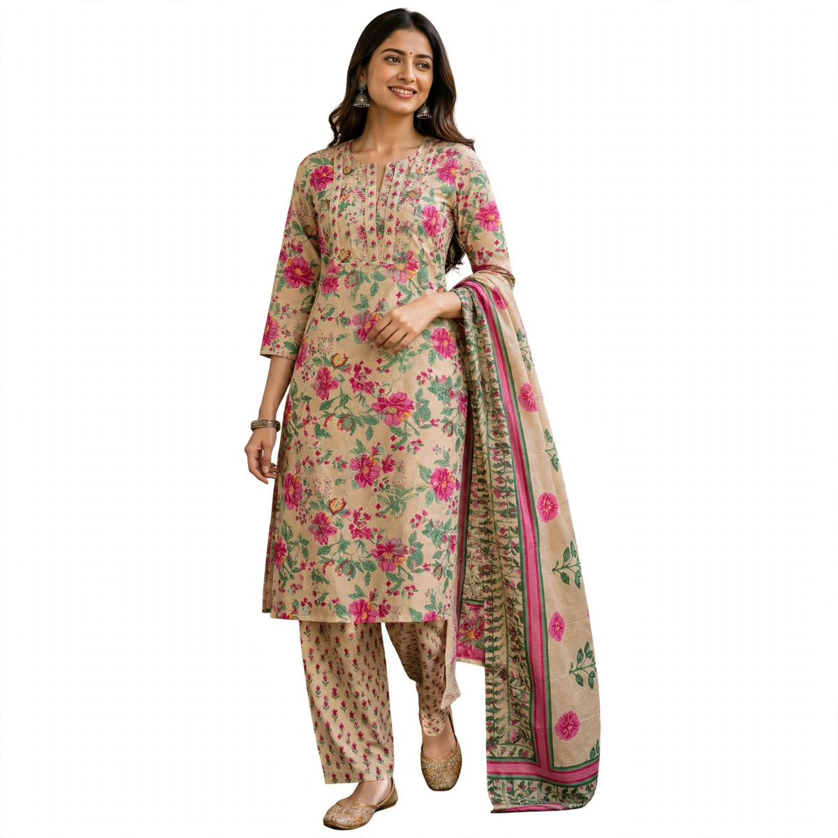 Exquisite Floral Suit Set for Women