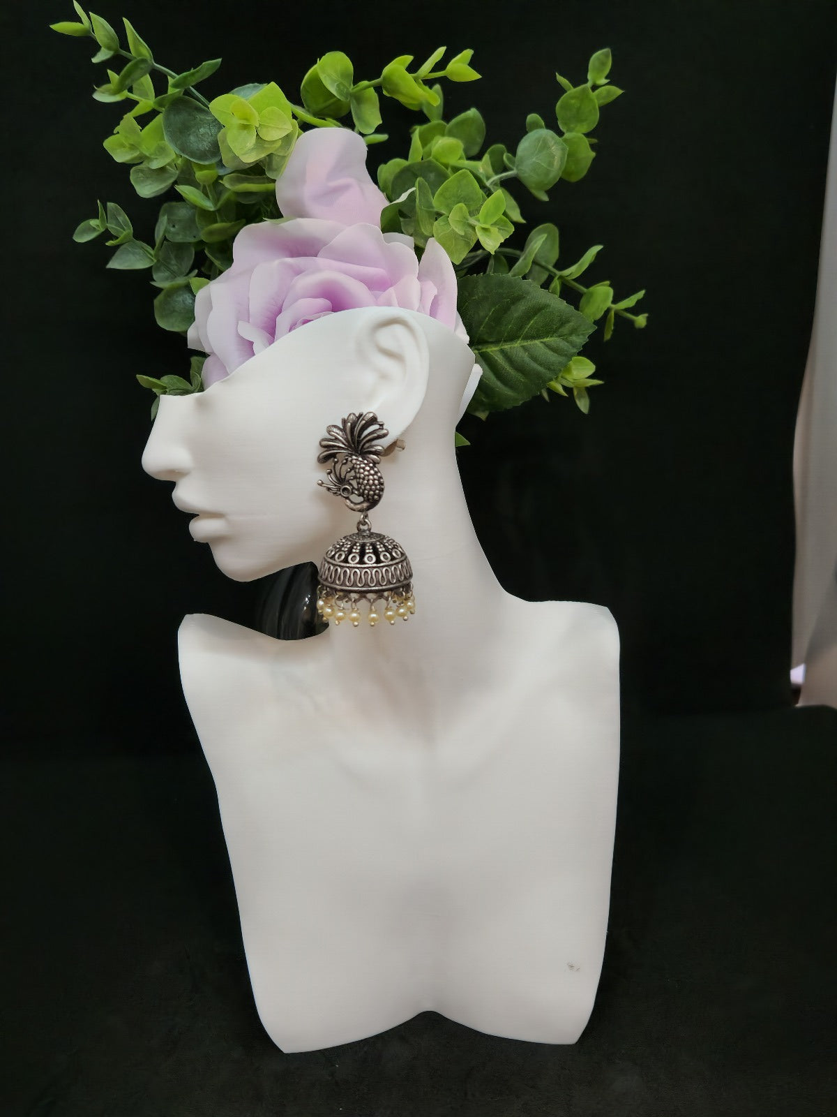 Ethnic Peacock Jhumkas
