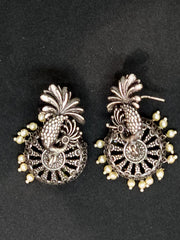 Ethnic Peacock Jhumkas